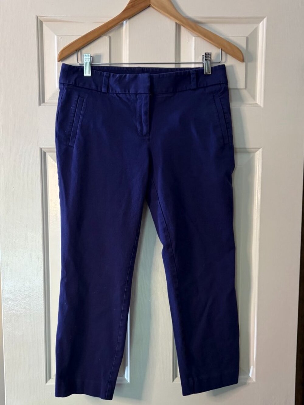 LOFT Marisa Royal Blue Ankle Pants Size 4